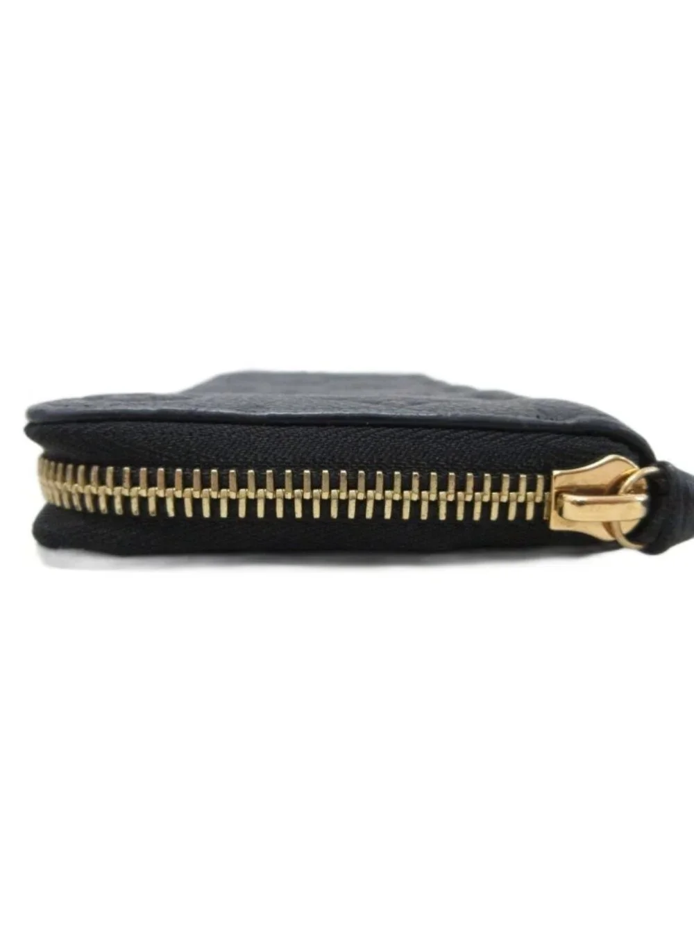 Louis Vuitton Portefeuille Clemence Monogram Empreinte Wallet Round Zip Logo